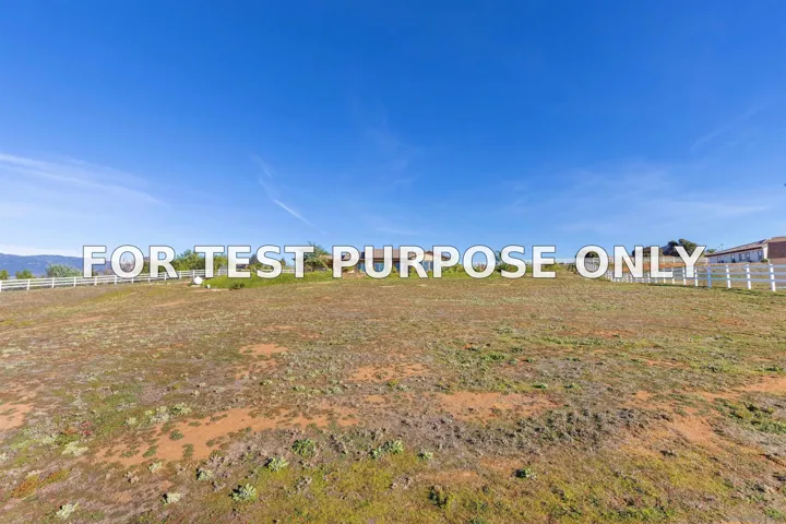 Demo/Test Data 31092 Rosebush Ln, Valley Center, CA 92082