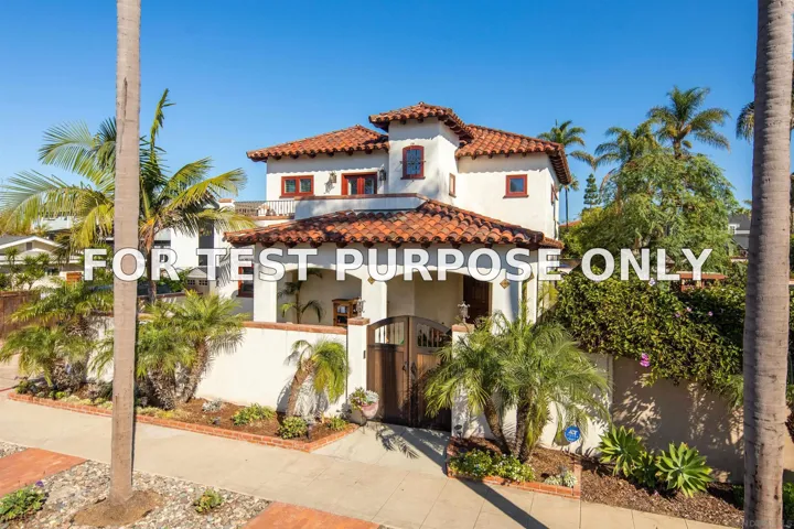 Demo/Test Data 615 4th, Coronado, CA 92118