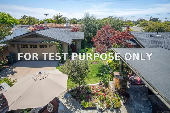 Demo/Test Data 900 Country Club Lane, Coronado, CA 92118