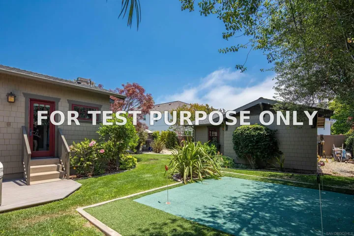 Demo/Test Data 900 Country Club Lane, Coronado, CA 92118