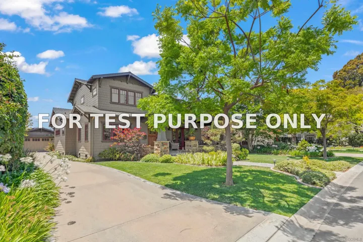 Demo/Test Data 900 Country Club Lane, Coronado, CA 92118
