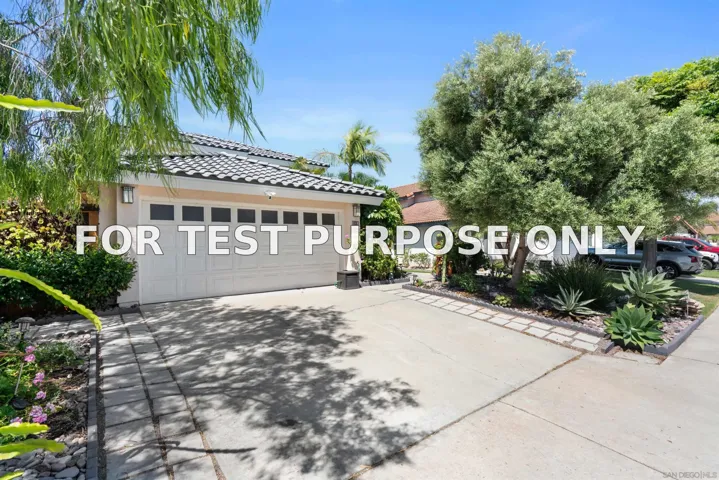 Demo/Test Data 871 Blackwood Rd, Chula Vista, CA 91910