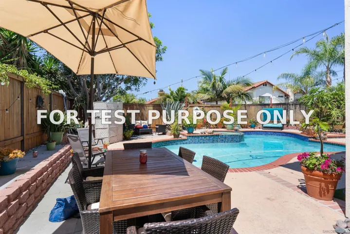 Demo/Test Data 871 Blackwood Rd, Chula Vista, CA 91910