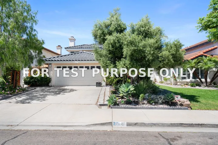 Demo/Test Data 871 Blackwood Rd, Chula Vista, CA 91910