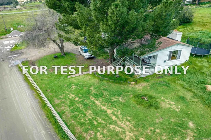 Demo/Test Data 17510 Lyons Creek Rd, Jamul, CA 91935