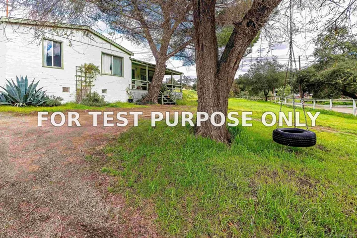 Demo/Test Data 17510 Lyons Creek Rd, Jamul, CA 91935
