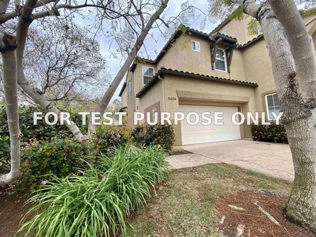 Demo/Test Data 6464 Terraza Portico, Carlsbad, CA 92009