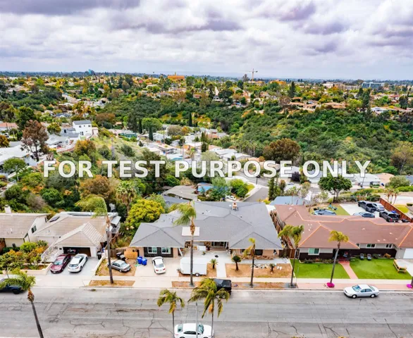Demo/Test Data 5527 Dorothy Dr, San Diego, CA 92115