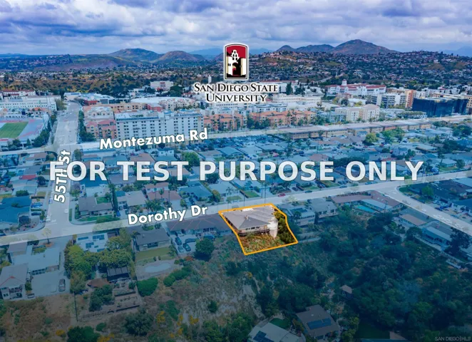 Demo/Test Data 5527 Dorothy Dr, San Diego, CA 92115