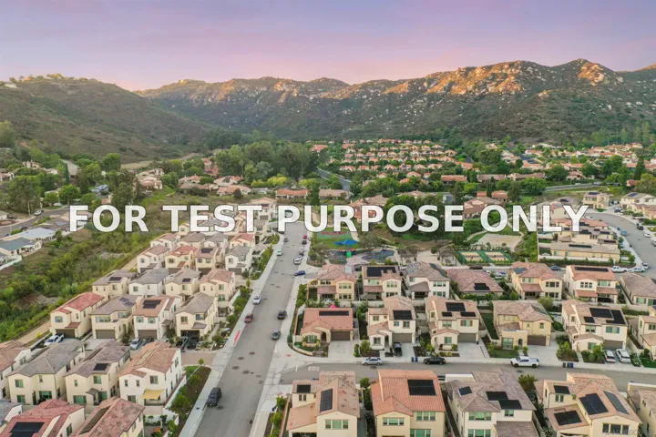 Demo/Test Data 1982 Copernicus Ct, Escondido, CA 92026