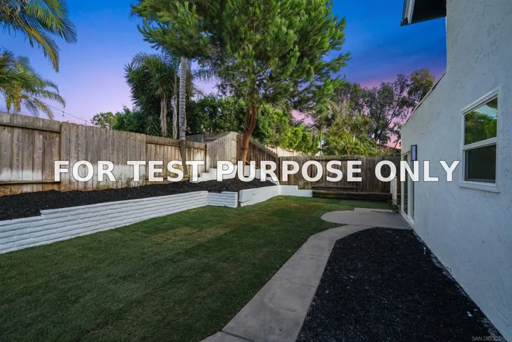 Demo/Test Data 113 Solace Ct, Encinitas, CA 92024
