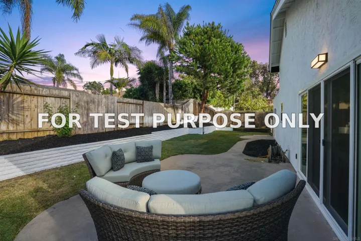 Demo/Test Data 113 Solace Ct, Encinitas, CA 92024
