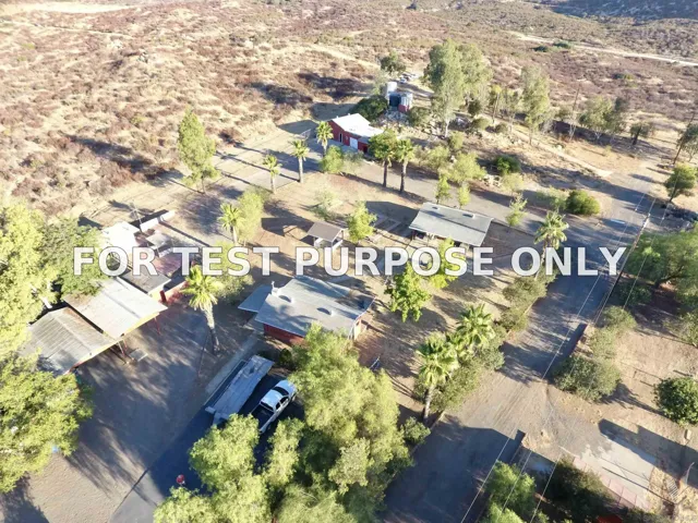Demo/Test Data 626 Emery Rd, Tecate, CA 91980