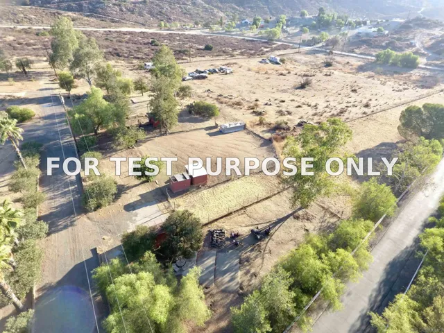 Demo/Test Data 626 Emery Rd, Tecate, CA 91980