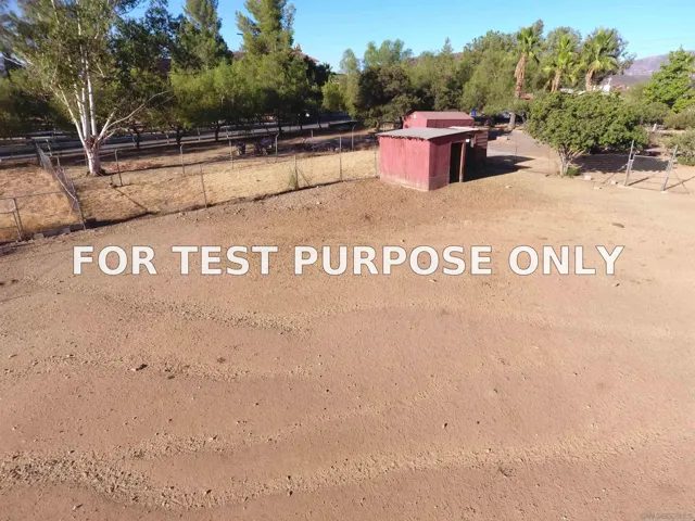 Demo/Test Data 626 Emery Rd, Tecate, CA 91980