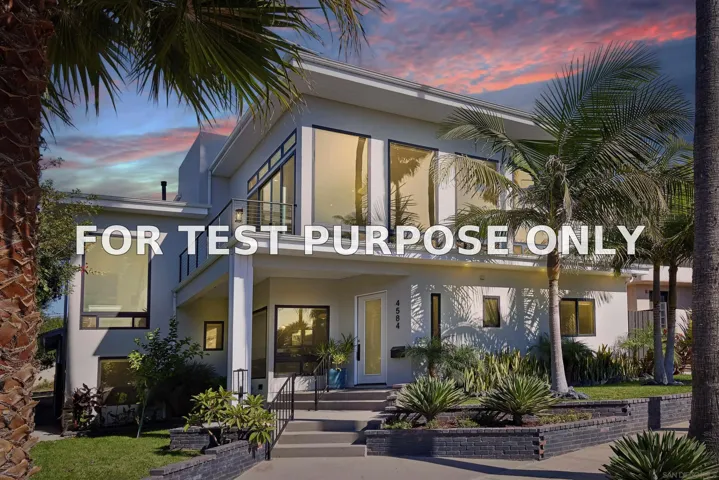 Demo/Test Data 4584 LEON, San Diego, CA 92107