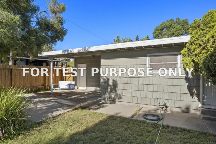 Demo/Test Data 999 Grant Avenue, El Cajon, CA 92020