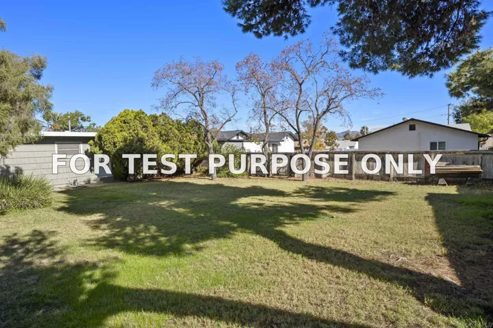 Demo/Test Data 999 Grant Avenue, El Cajon, CA 92020