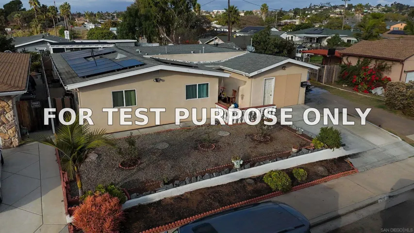 Demo/Test Data 2931 E 16Th St, National City, CA 91950