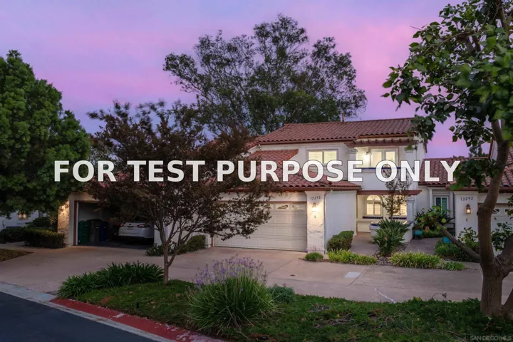 Demo/Test Data 12292 Paseo Lucido Unit B, San Diego, CA 92128