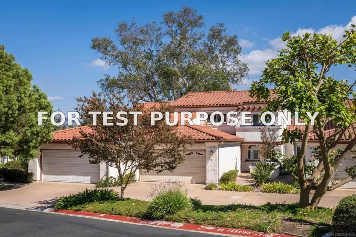 Demo/Test Data 12292 Paseo Lucido Unit B, San Diego, CA 92128