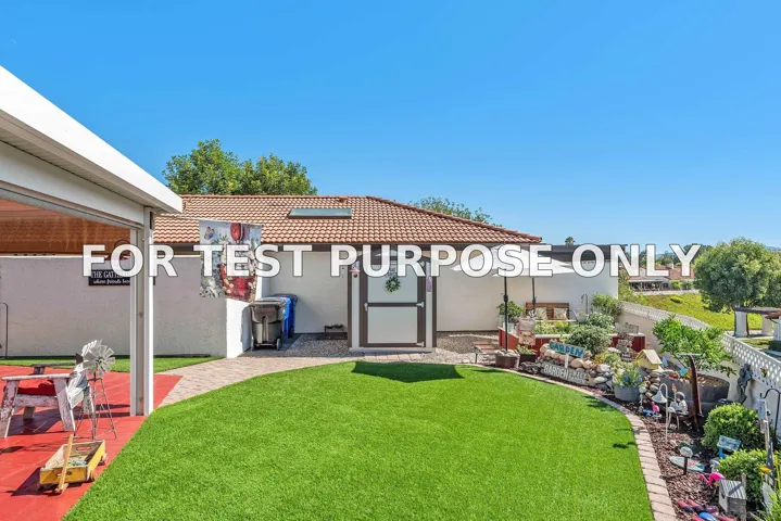 Demo/Test Data 17616 Corte Potosi, San Diego, CA 92128