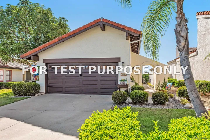 Demo/Test Data 17616 Corte Potosi, San Diego, CA 92128