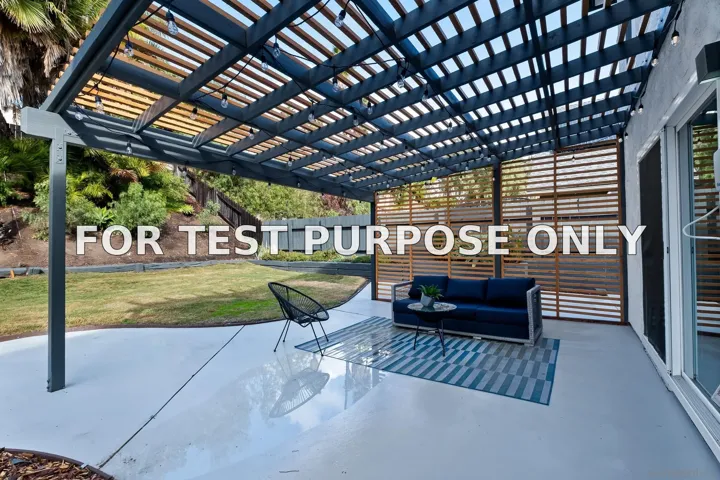 Demo/Test Data 9540 Via Pereza, San Diego, CA 92129