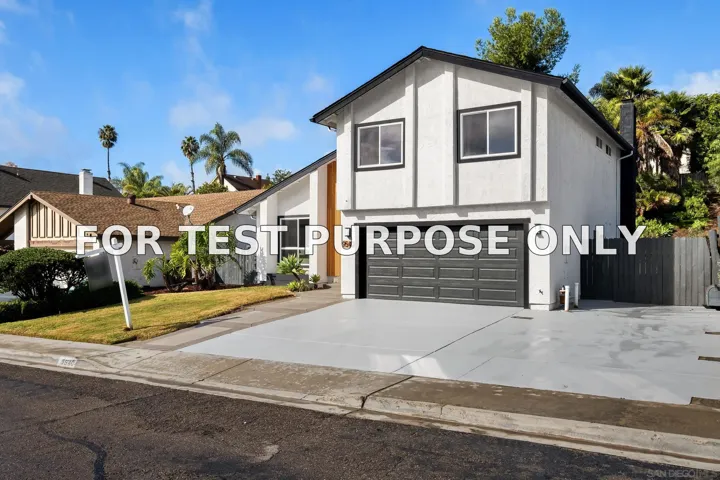 Demo/Test Data 9540 Via Pereza, San Diego, CA 92129