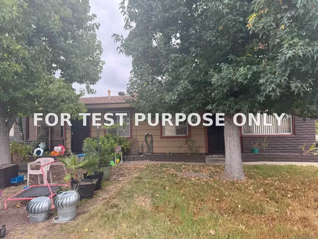 Demo/Test Data 2725-27 Drew Lane, Lemon Grove, CA 91945