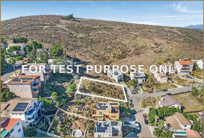 Demo/Test Data 1660-64 San Miguel Avenue Unit 13, Spring Valley, CA 91977