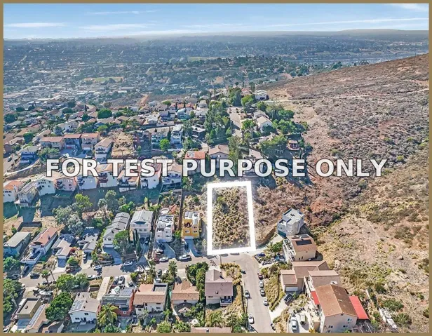Demo/Test Data 1660-64 San Miguel Avenue Unit 13, Spring Valley, CA 91977