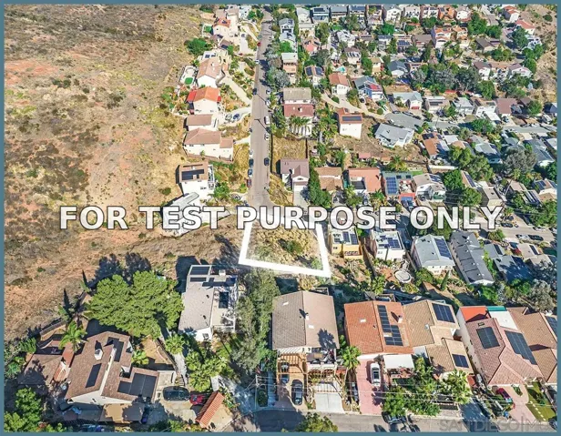 Demo/Test Data 1660-64 San Miguel Avenue Unit 13, Spring Valley, CA 91977