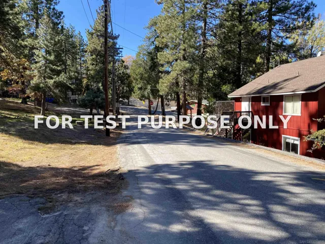 Demo/Test Data 32065 Hunsaker Way Unit 27, Running Springs, CA 92382
