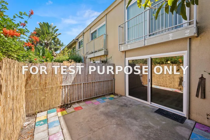 Demo/Test Data 1645 Emerald St Unit 1X, San Diego, CA 92109