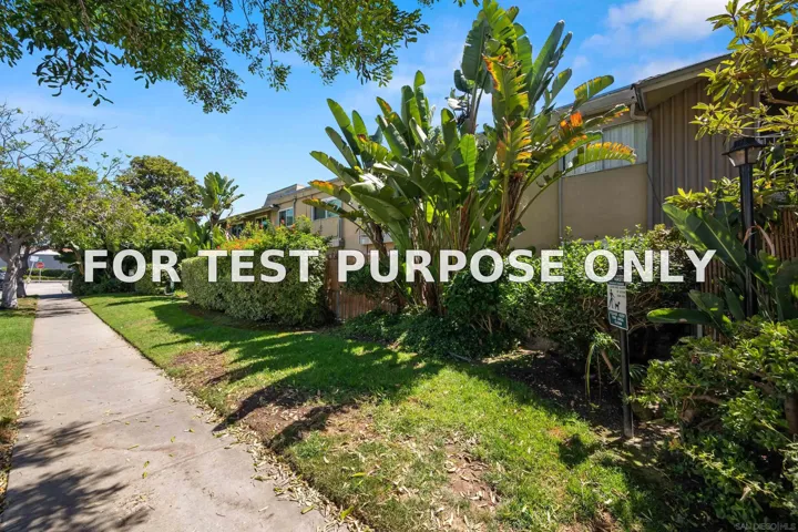 Demo/Test Data 1645 Emerald St Unit 1X, San Diego, CA 92109