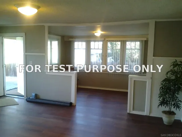 Demo/Test Data 4681 JESSIE, LA MESA, CA 91942