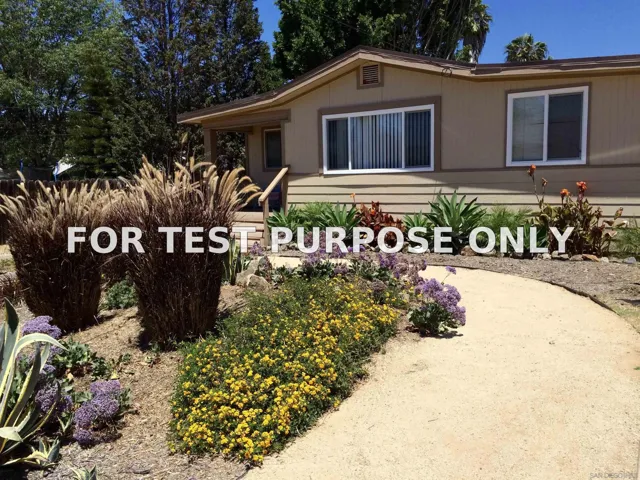 Demo/Test Data 4681 JESSIE, LA MESA, CA 91942