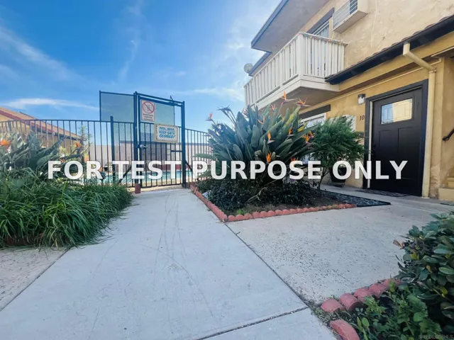Demo/Test Data 565 Moss St Unit 10, Chula Vista, CA 91911
