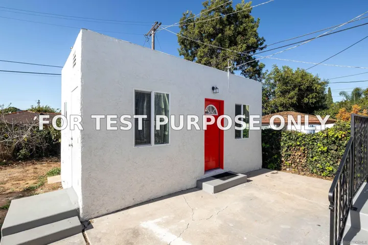 Demo/Test Data 722 Jewell Dr, San Diego, CA 92113
