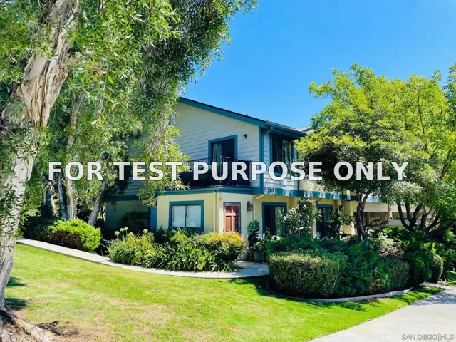 Demo/Test Data 3715 Corona Street, La Mesa, CA 91941