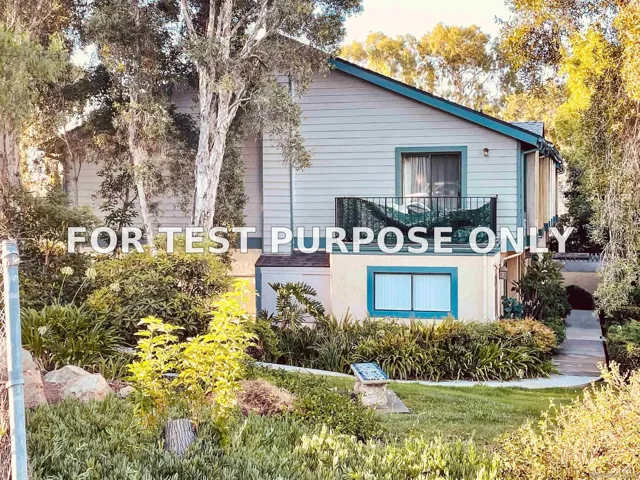 Demo/Test Data 3715 Corona Street, La Mesa, CA 91941