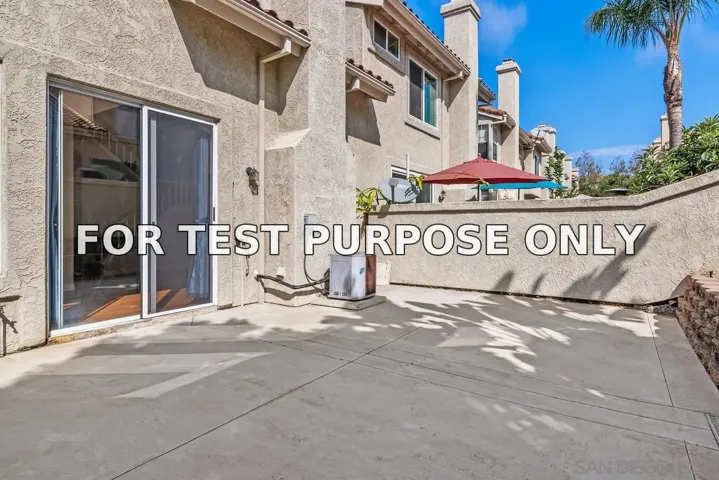 Demo/Test Data 10946 Creekbridge Pl, San Diego, CA 92128