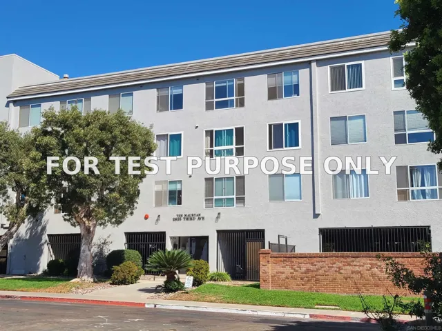 Demo/Test Data 2825 3rd Avenue Unit 405, San Diego, CA 92103