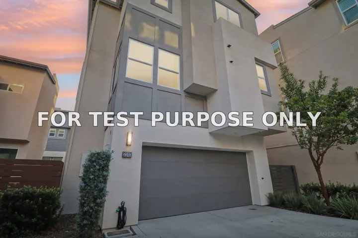 Demo/Test Data 2310 Element Way, Chula Vista, CA 91915