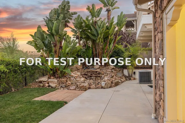 Demo/Test Data 3255 Sitio Tortuga, Carlsbad, CA 92009