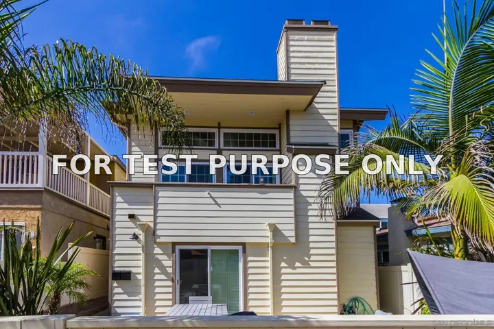 Demo/Test Data 728 Jamaica Ct, San Diego, CA 92109
