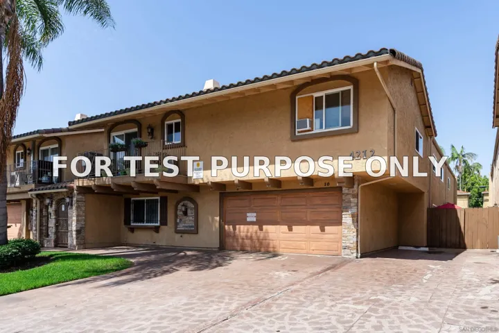 Demo/Test Data 4212 48th St. Unit 2, San Diego, CA 92115