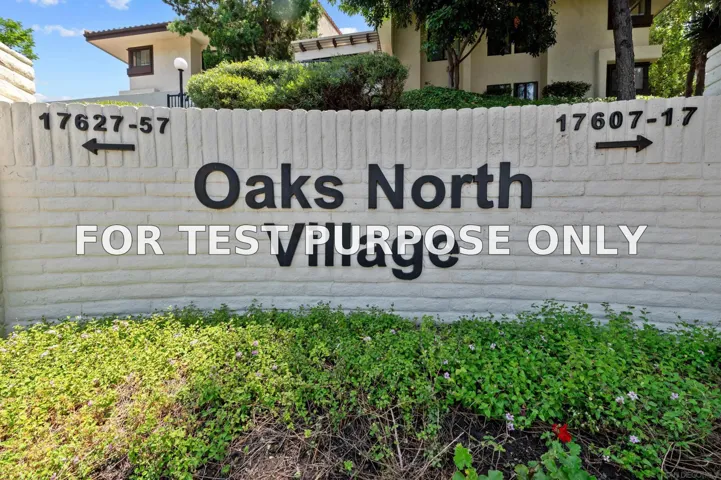 Demo/Test Data 17637 Pomerado Rd Unit 227, San Diego, CA 92128