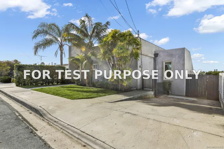 Demo/Test Data 1380 Gertrude, San Diego, CA 92110